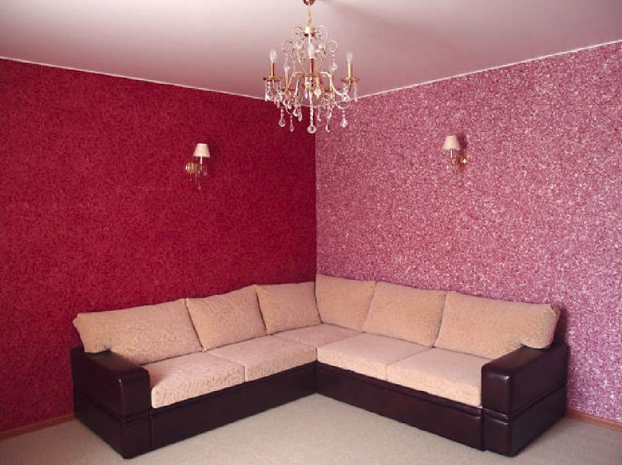 Посмотреть полный размер фото Жидкие обои для дома