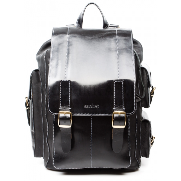 Мужской кожаный рюкзак