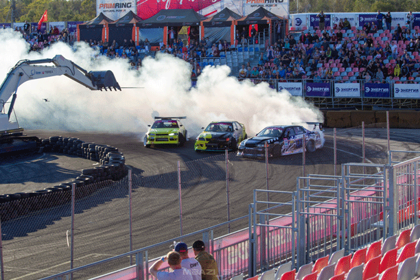 Дрифт-шоу-2019 РДС без границ состоялось в Приморье